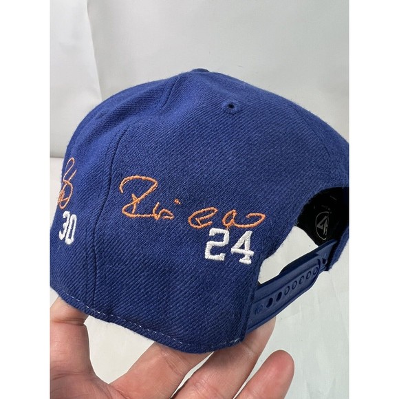 New York NY Mets Cap Hat ’47 Snapback Adjustable Blue White Embroidered #24 & 30 - Picture 3 of 7